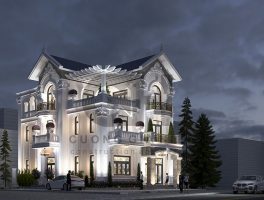 Xây dựng biệt thự tân cổ điển 10x15m Anh Thanh Quận 12