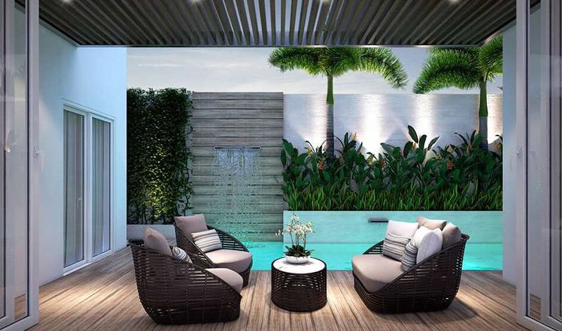 Ý tưởng thiết kế sân vườn hiện đại