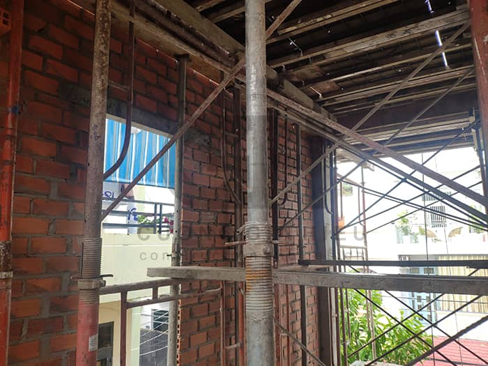 Xây dựng nhà phố hiện đại 5 tầng 4x12m quận Tân Phú