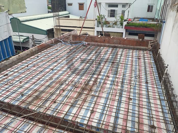 Xây dựng nhà phố hiện đại 5 tầng quận Tân Phú
