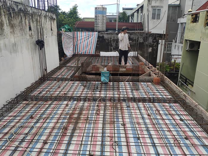 Xây dựng nhà phố hiện đại 5 tầng quận Tân Phú