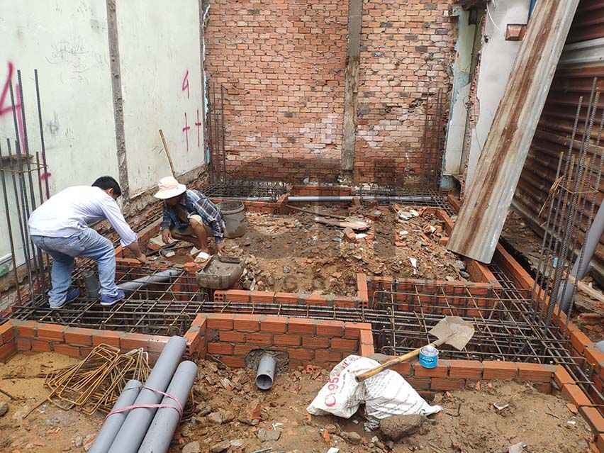 Thi công xây dựng nhà phố hiện đại 5 tầng 