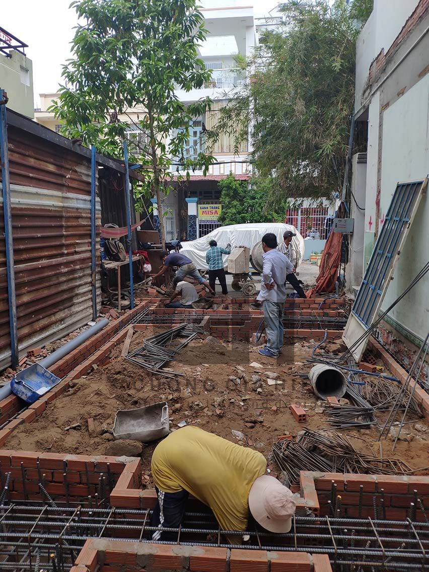 Thi công xây dựng nhà phố hiện đại 5 tầng