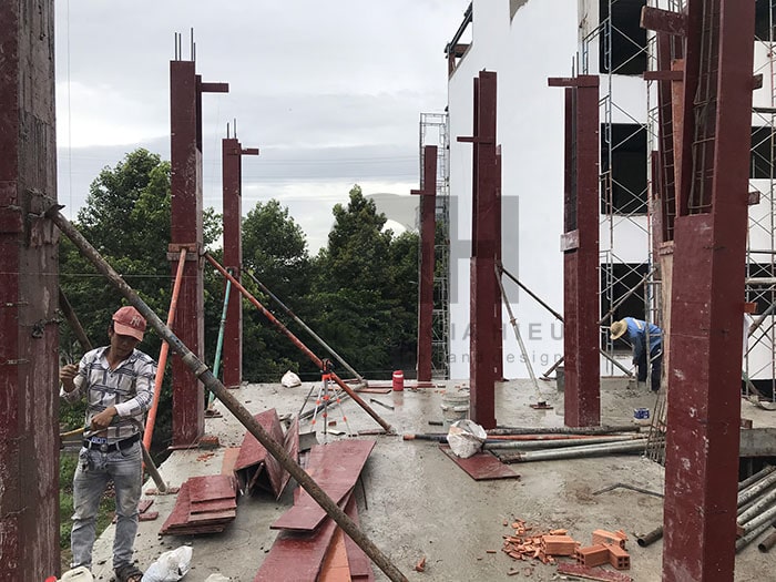 xây dựng tầng trệt nhà phố kết hợp căn hộ cho thuê quận 2